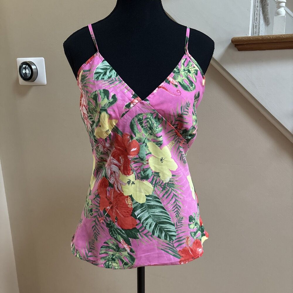 Women’s Amtica Santoria Giacomo Cinque Resort Tank Top Size Small Pink